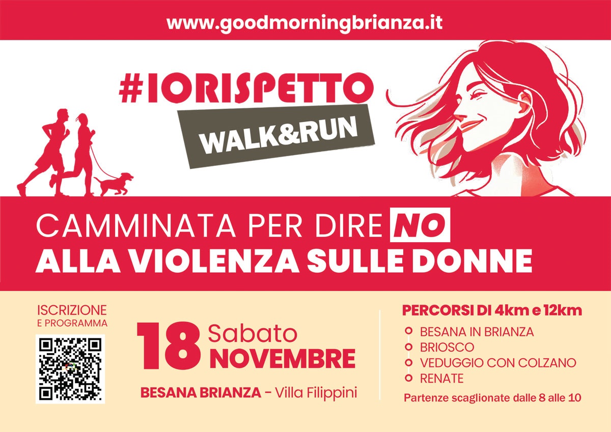 #Io rispetto - Camminata per dire no alla violenza sulle donne 