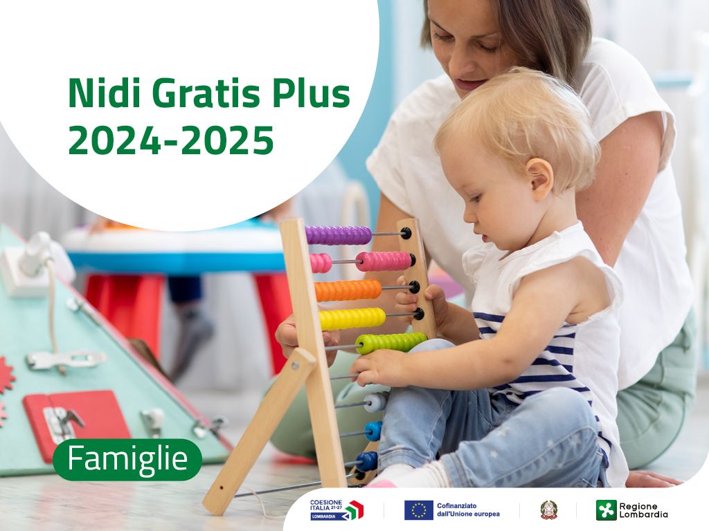 Misura Nidi Gratis Plus 2024/2025 adesione delle famiglie 